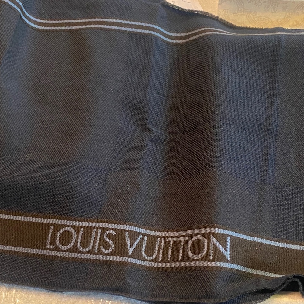 Louis Vuitton Dark Brown and Black Scarf - Picture 3 of 9